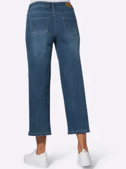 Culotte in Denim-Qualität