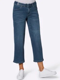 Culotte in Denim-Qualität