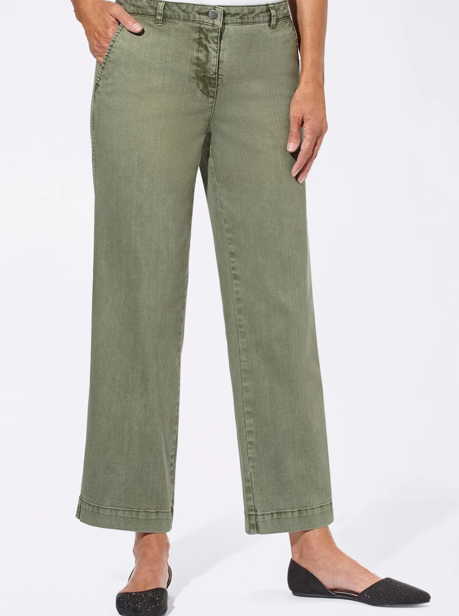 Culotte mit aufgesetzten Taschen hinten
