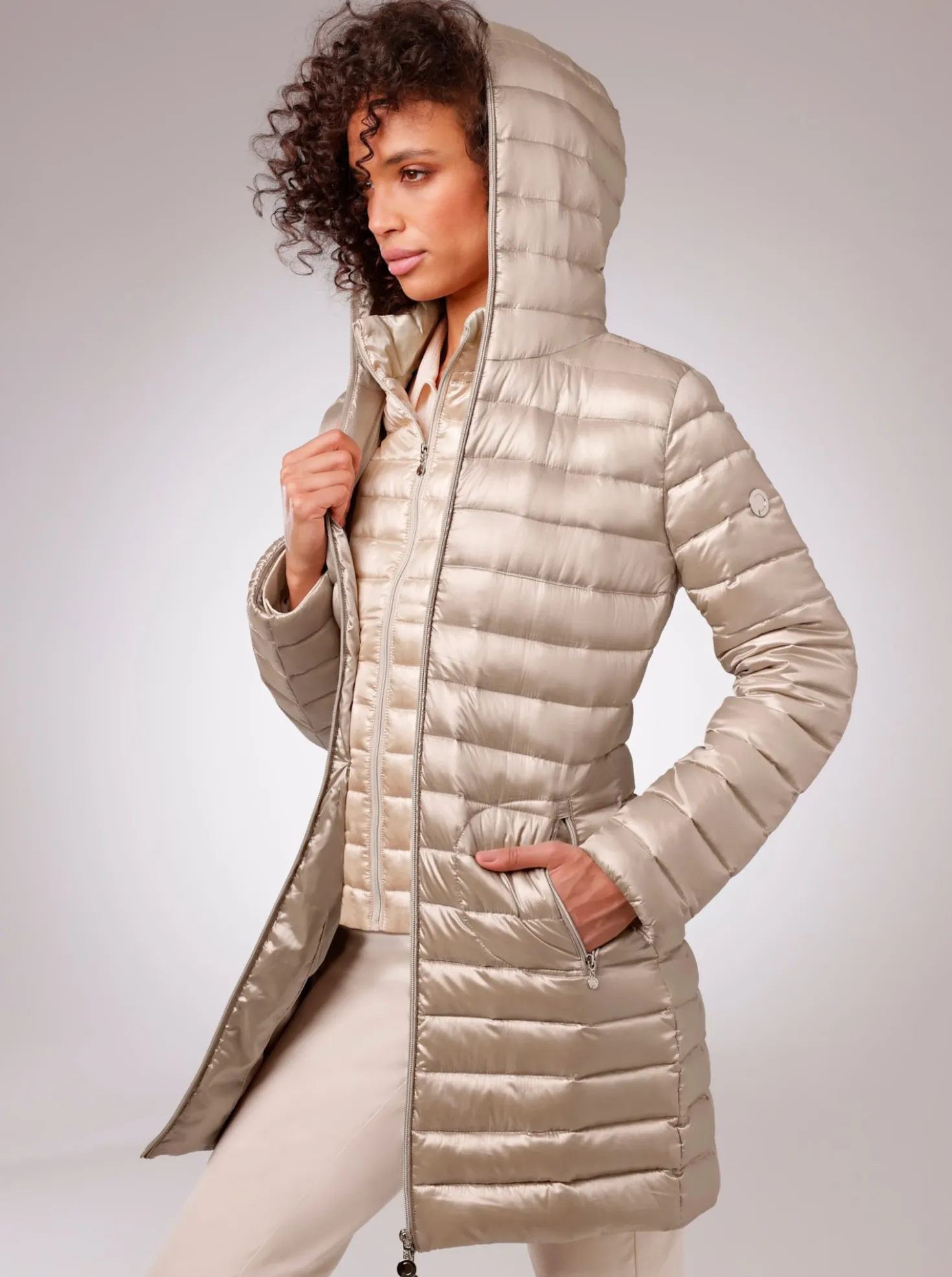 Daunenjacke 2-in-1 Optik