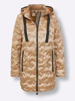 Daunenjacke in Two-Tone-Optik