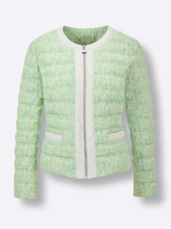 Daunenjacke mit horizontalem Steppmuster