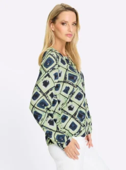 Druckbluse