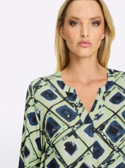 Druckbluse