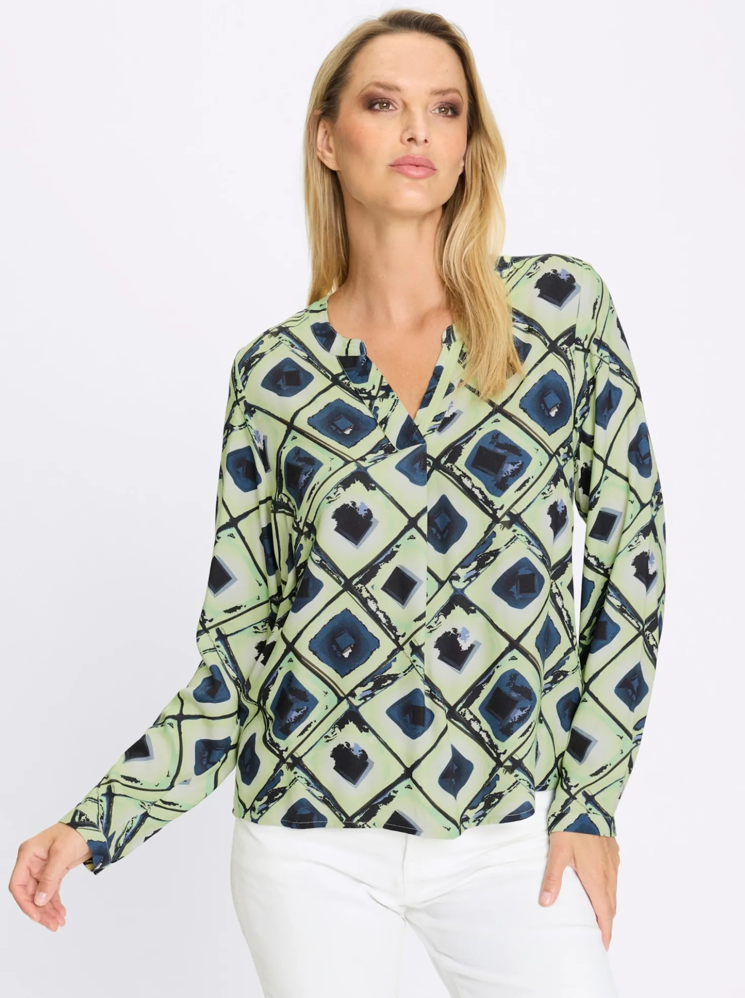 Druckbluse