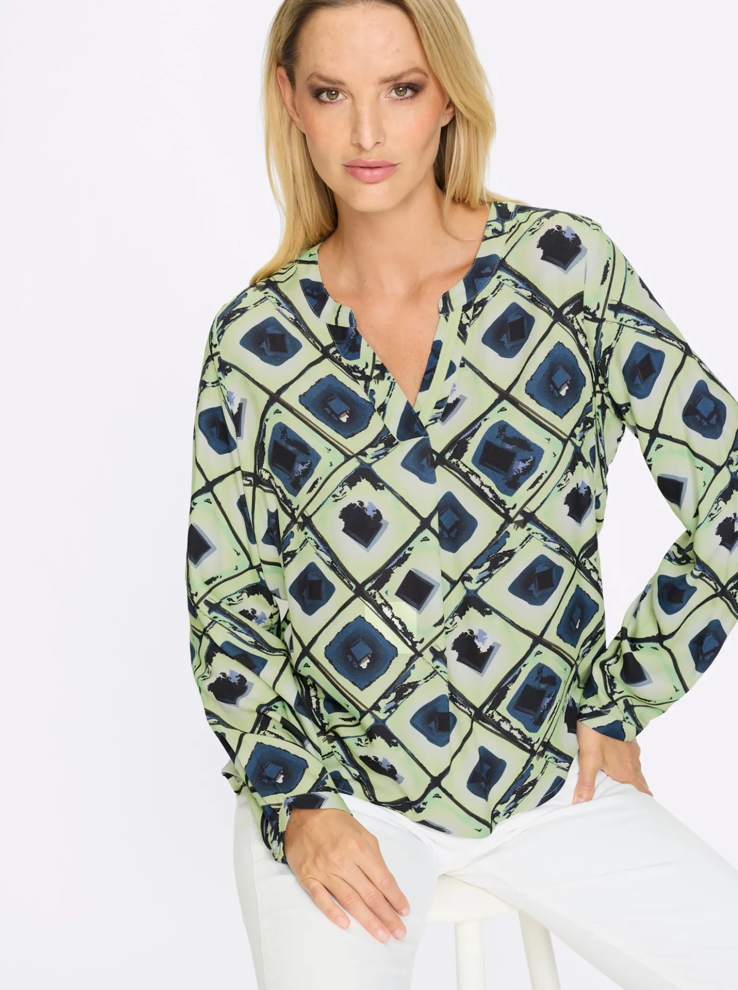 Druckbluse