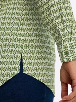Druckbluse in A-Linie