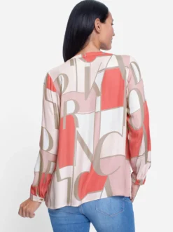 Druckbluse zum Schlupfen