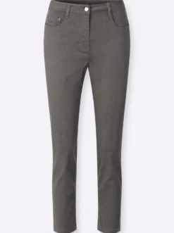 Druckhose in 5-Pocket-Form