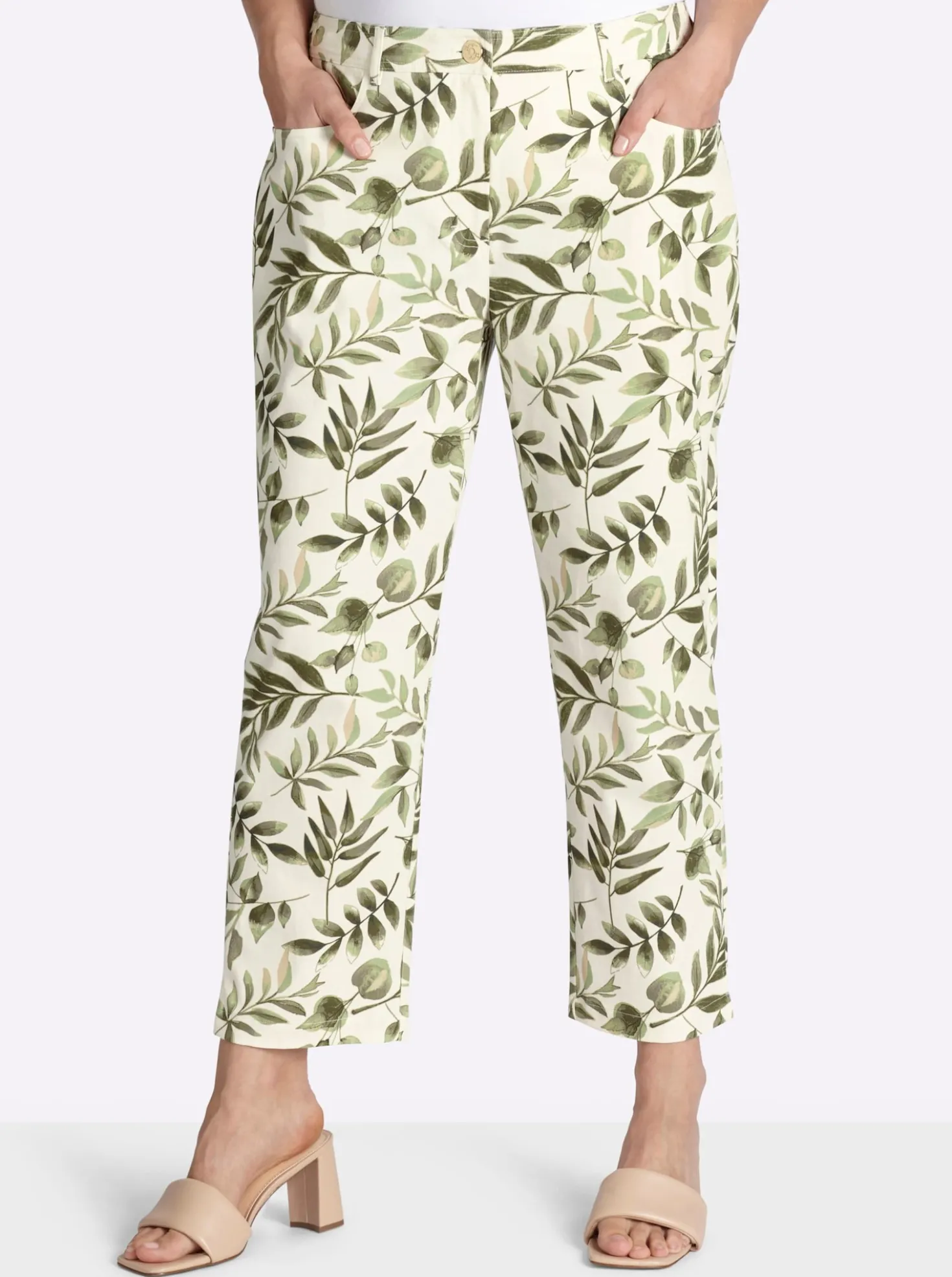 Druckhose in schmaler Form