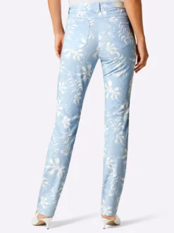 Druckhose mit 55% Lyocell