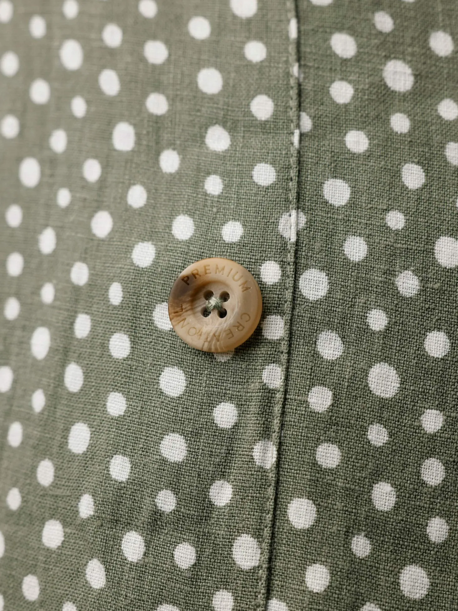 Druckkleid aus reinem Leinen