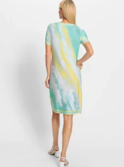 Druckkleid in Batik-Optik