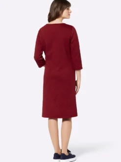 Druckkleid in Jersey-Jacquard-Qualität