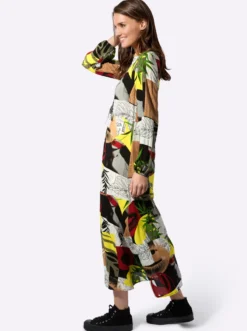 Druckkleid in leichter A.Linie