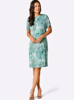 Druckkleid in Seiden-Qualität