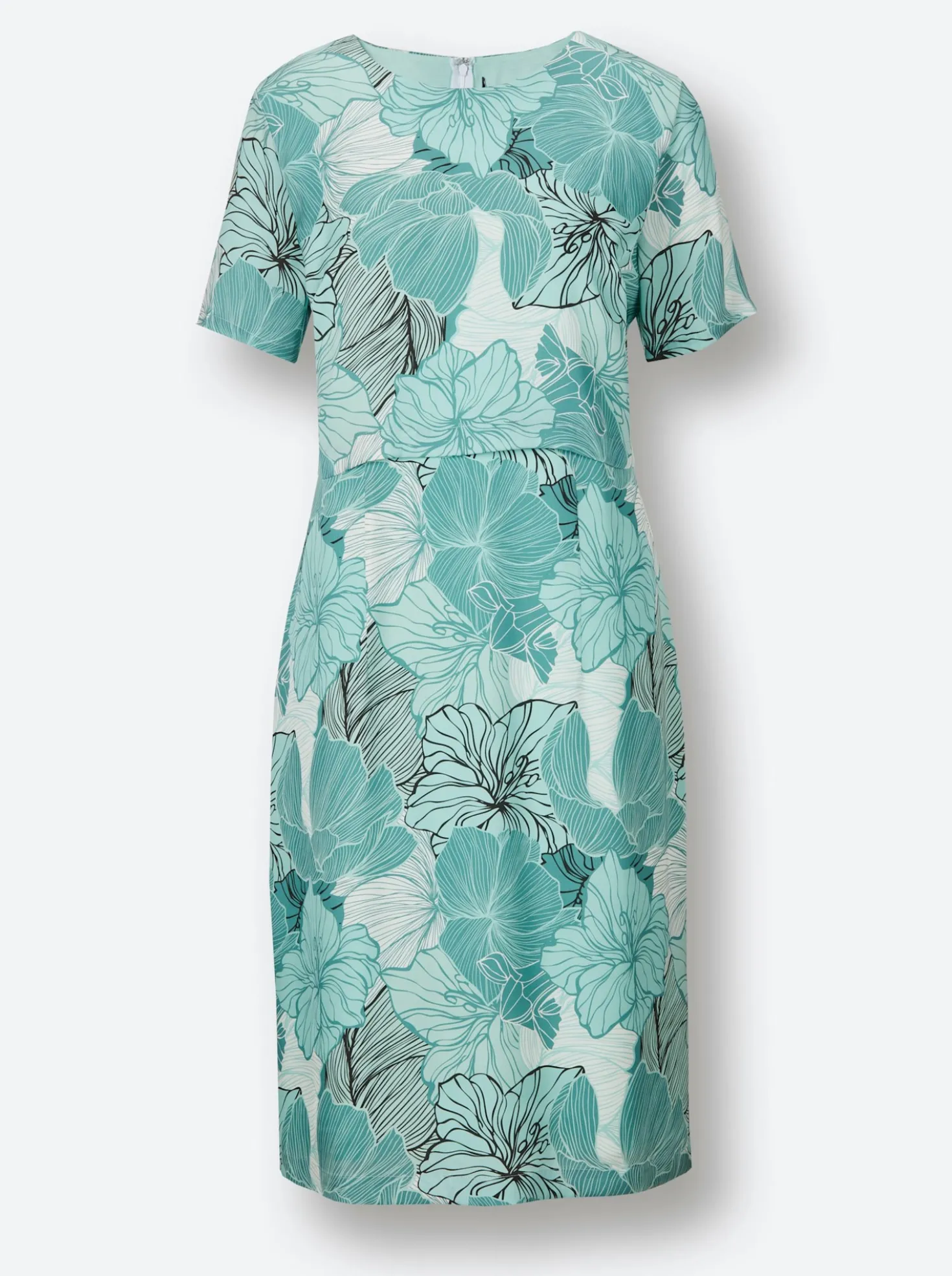 Druckkleid in Seiden-Qualität
