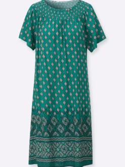 Druckkleid mit Bordürendruck