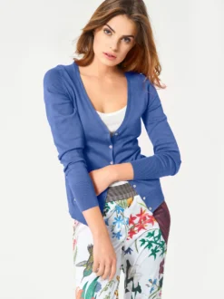 Feinstrickjacke im Cardigan-Style
