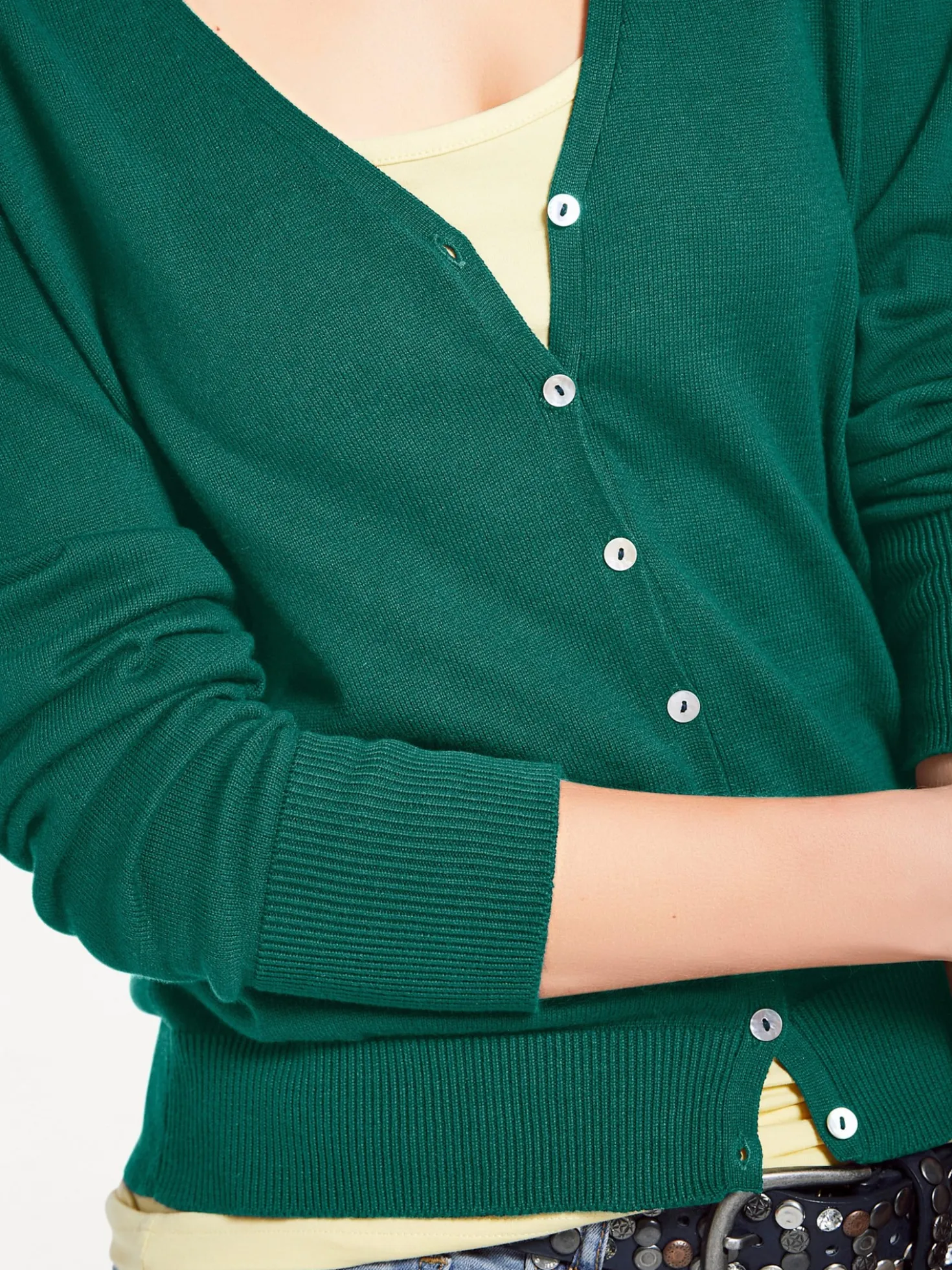 Feinstrickjacke im Cardigan-Style