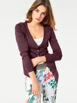Feinstrickjacke im Cardigan-Style
