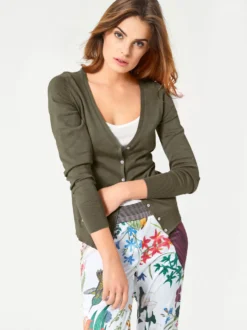 Feinstrickjacke im Cardigan-Style