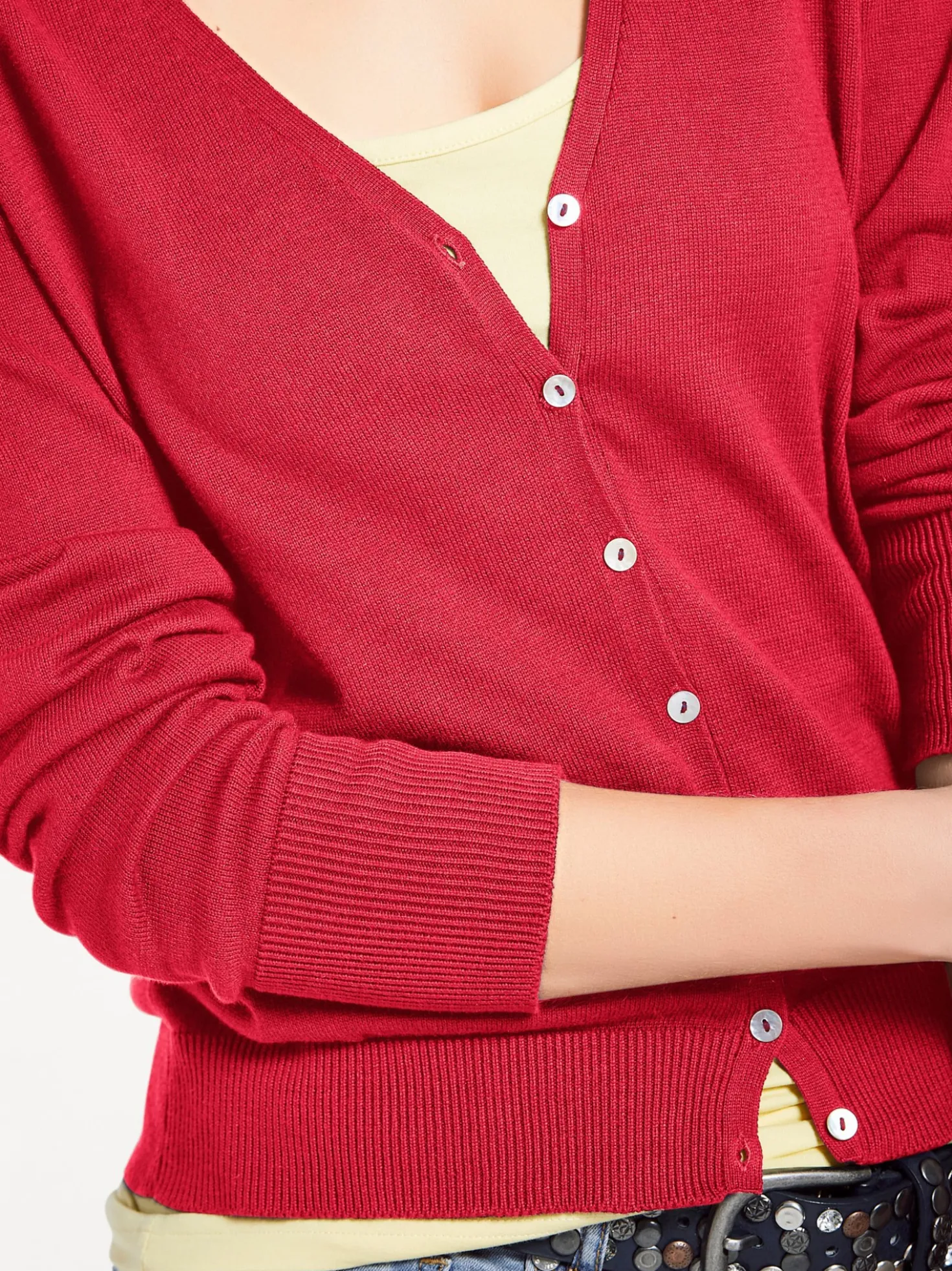 Feinstrickjacke im Cardigan-Style