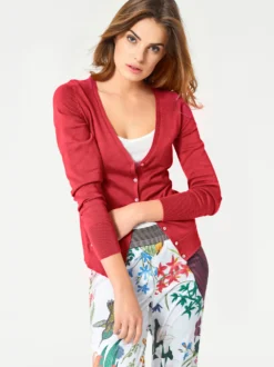 Feinstrickjacke im Cardigan-Style
