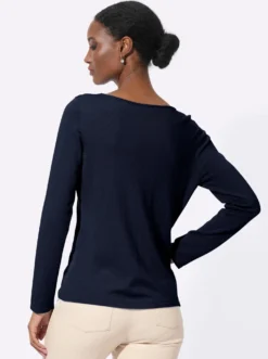 Feinstrickpullover mit Cut-Out