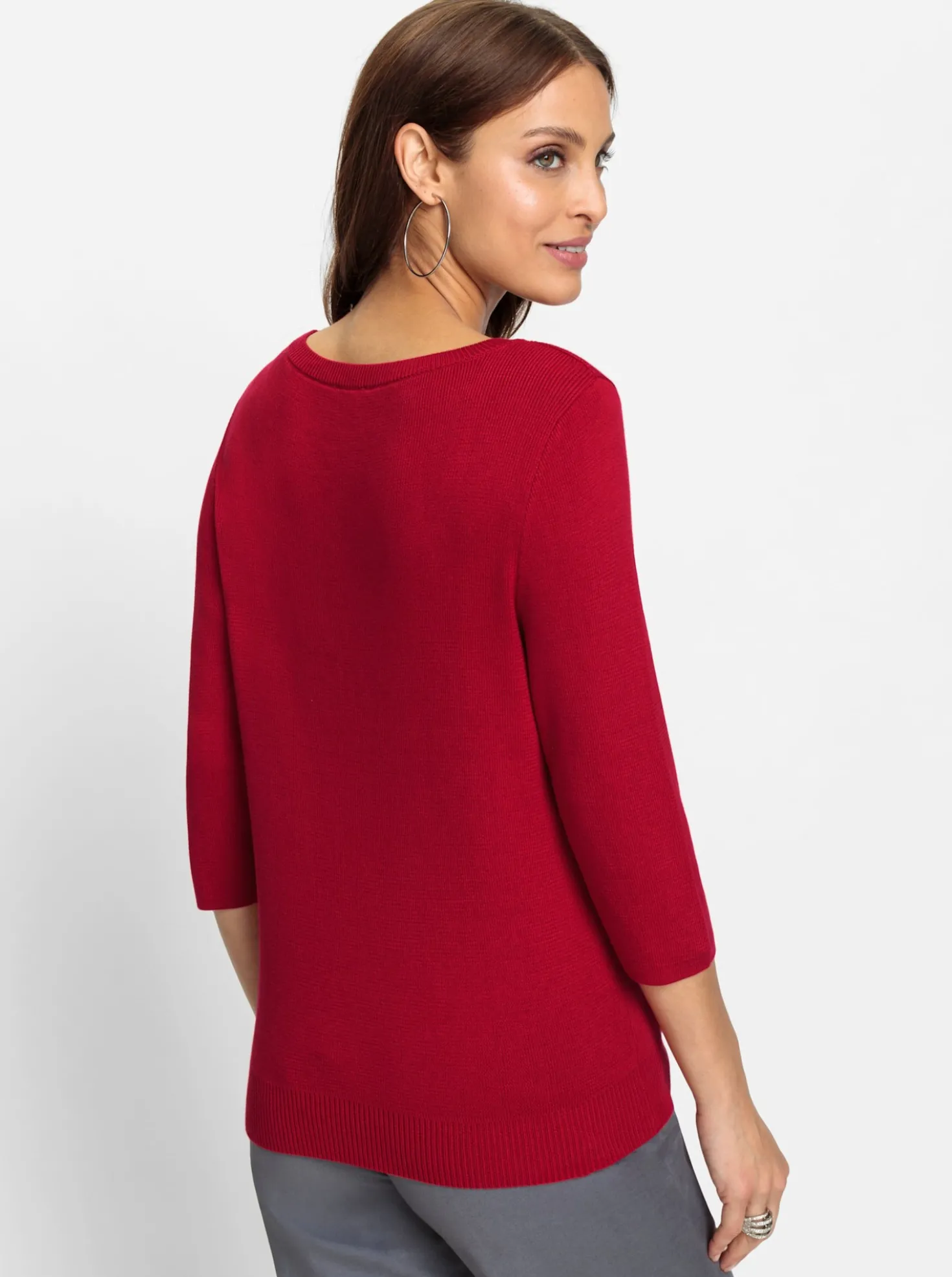 Feinstrickpullover mit Cut-outs
