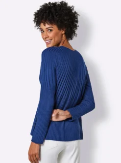 Feinstrickpullover mit Raglan-Ärmeln
