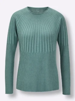 Feinstrickpullover mit Raglan-Ärmeln