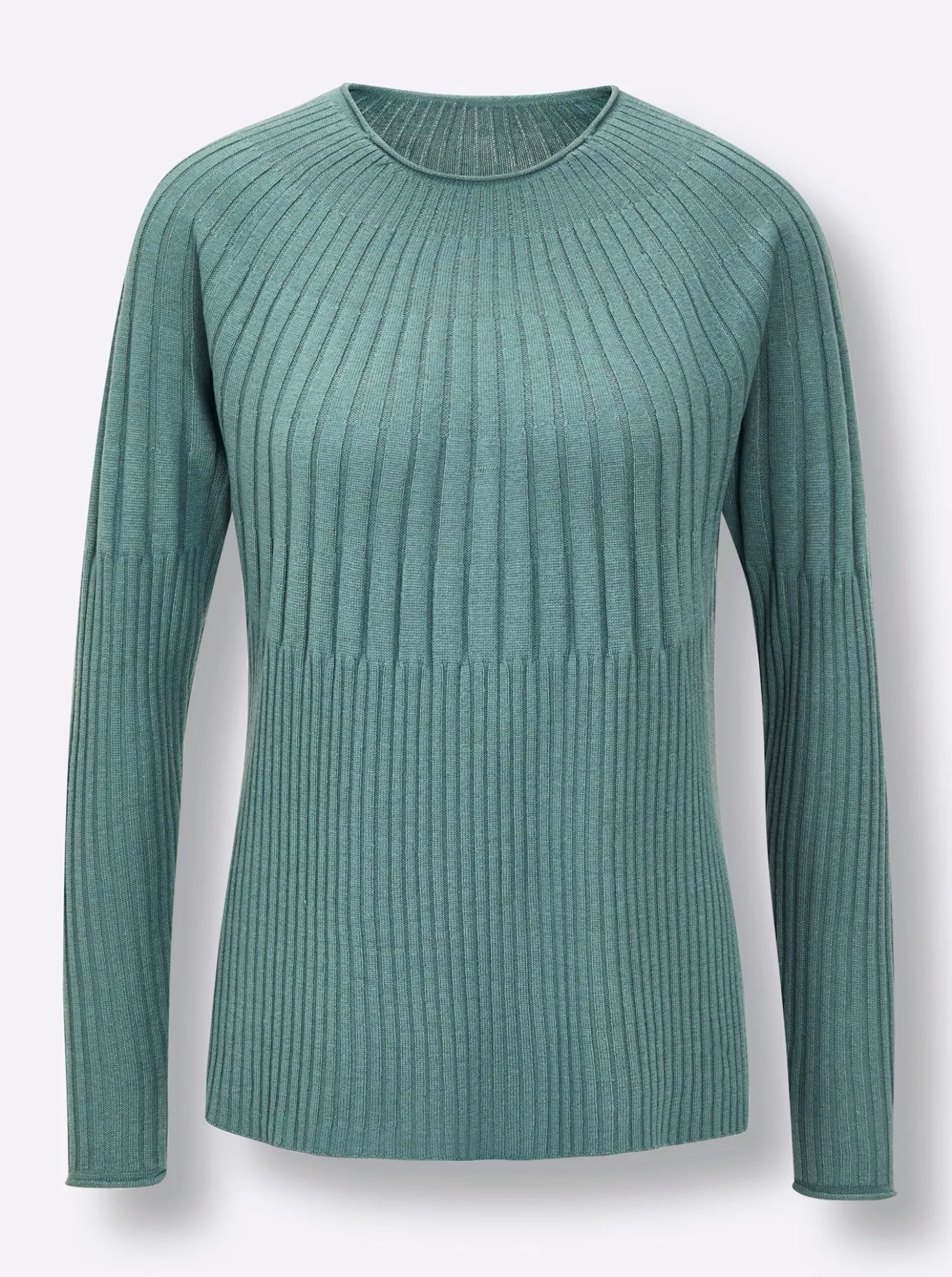 Feinstrickpullover mit Raglan-Ärmeln