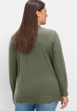 Feinstrickpullover mit Stehkragen