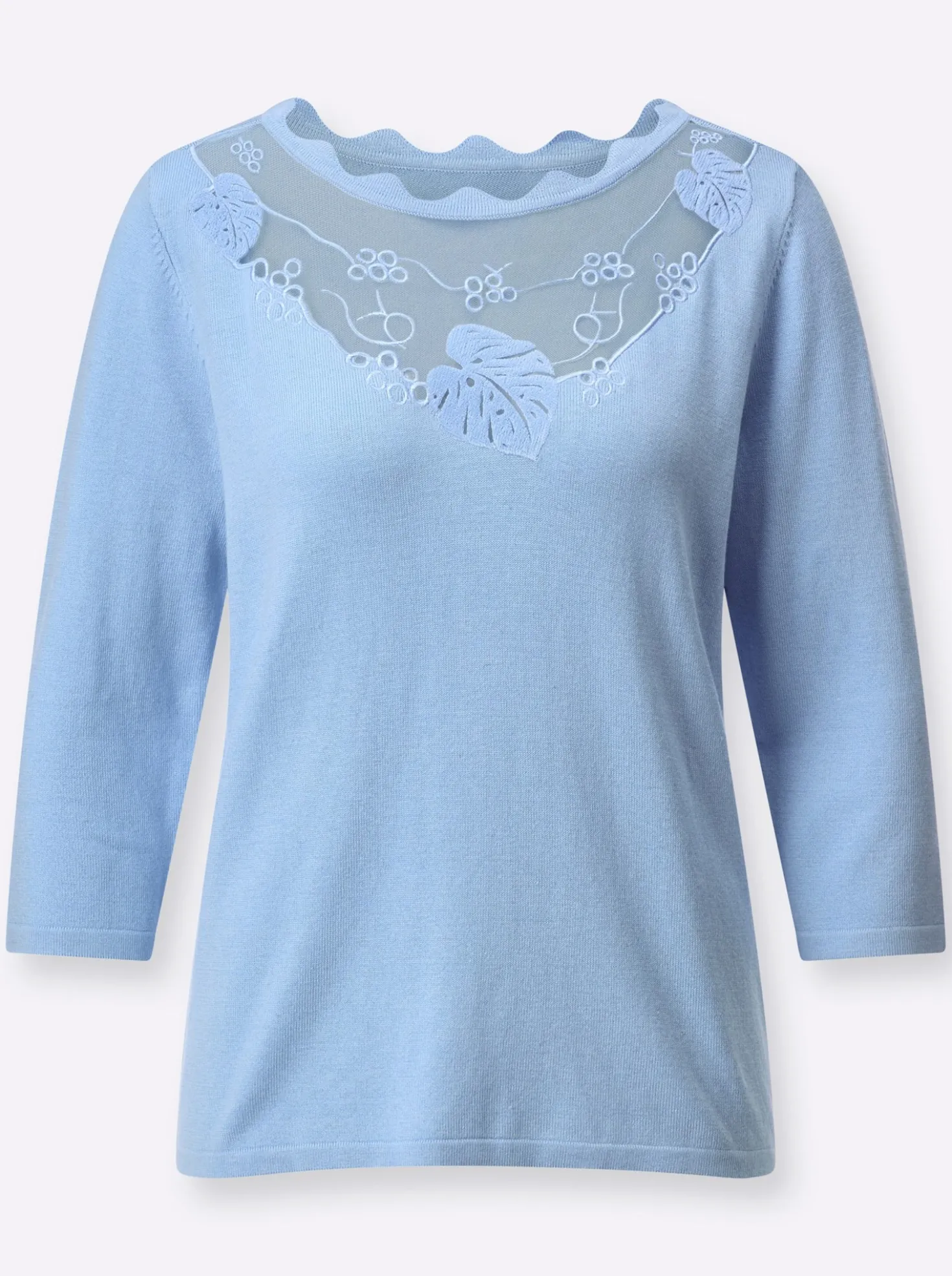 Feinstrickpullover mit Viskose in ECOVERO-Qualität