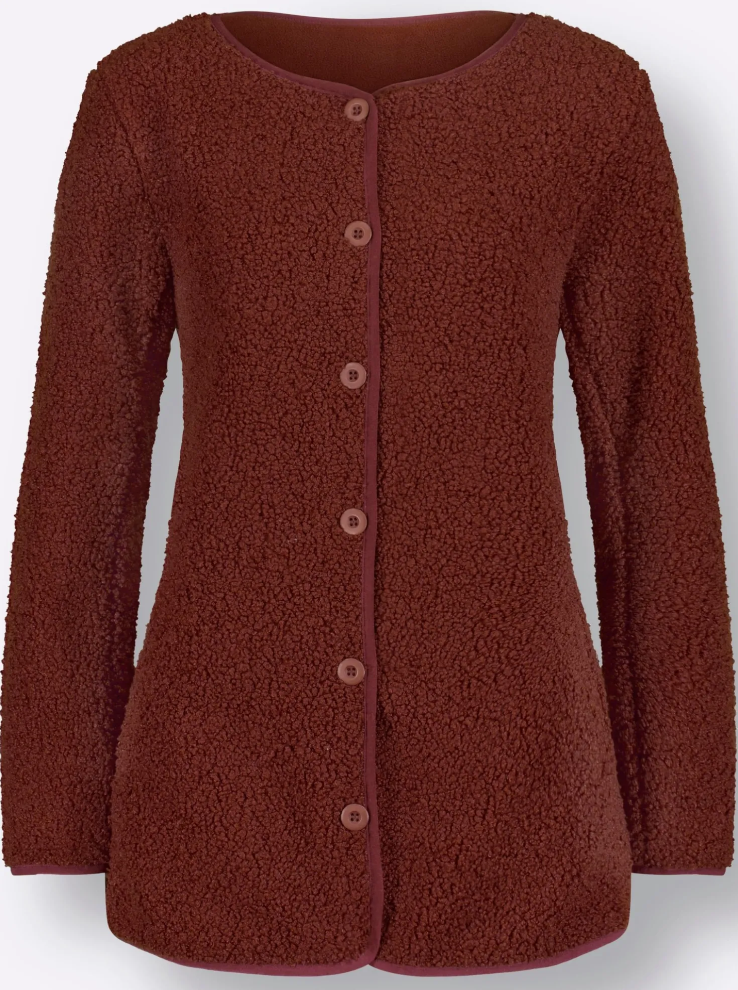 Fleecejacke in Teddy-Qualität
