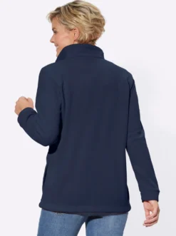 Fleecejacke Kordeldurchzug am Saum