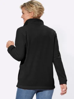 Fleecejacke Kordeldurchzug am Saum