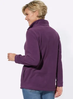Fleecejacke Kordeldurchzug am Saum