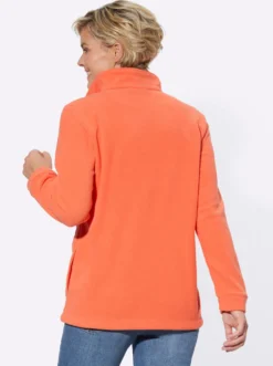 Fleecejacke Kordeldurchzug am Saum
