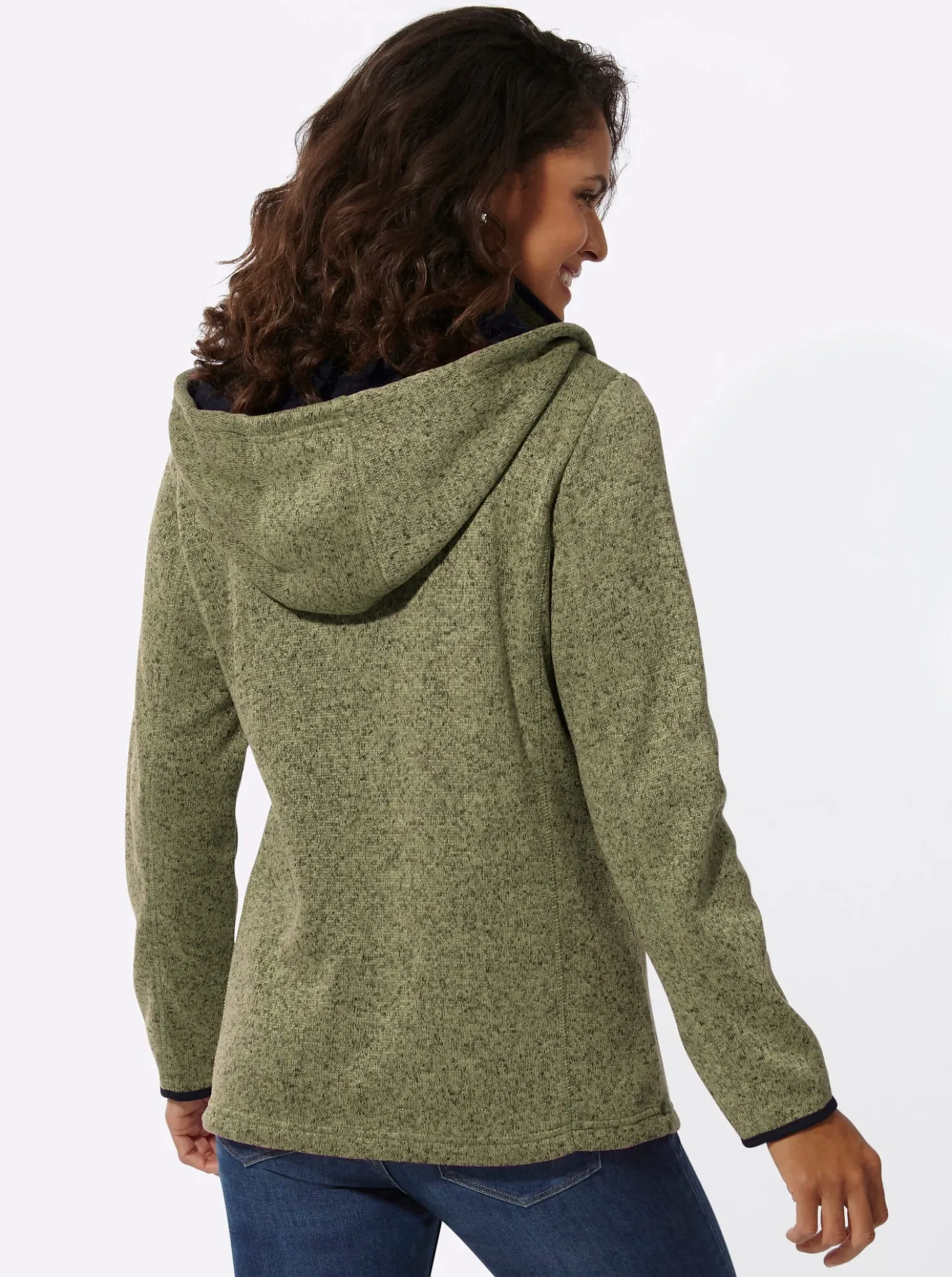 Fleecejacke mit Antipilling-Ausrüstung