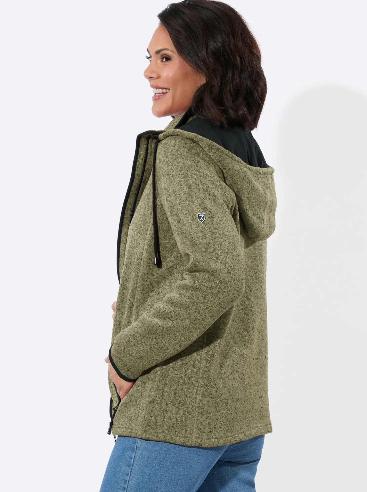 Fleecejacke mit Antipilling-Ausrüstung