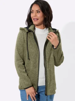 Fleecejacke mit Antipilling-Ausrüstung