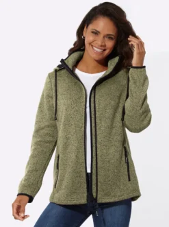 Fleecejacke mit Antipilling-Ausrüstung