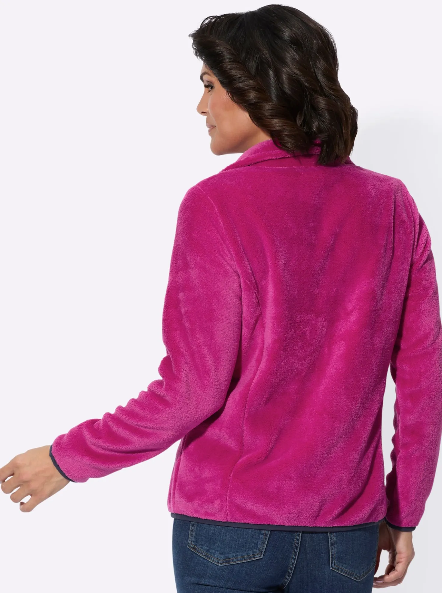 Fleecejacke mit Reißverschluss-Taschen