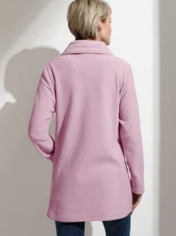 Fleecejacke mit 2-Wege-Reißverschluss