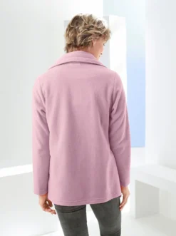 Fleecejacke mit 2-Wege-Reißverschluss