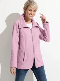 Fleecejacke mit 2-Wege-Reißverschluss