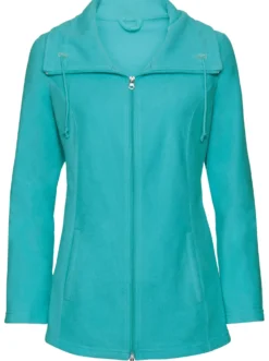 Fleecejacke mit 2-Wege-Reißverschluss