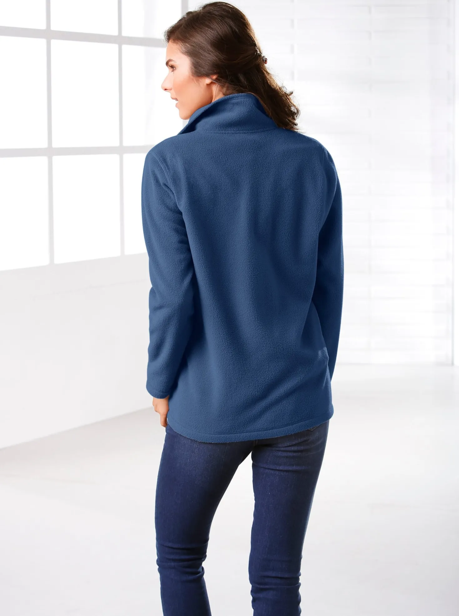 Fleecejacke mit zwei Taschen